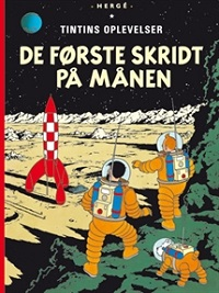 TINTIN DK (1950/1954) - DE FØRSTE SKRIDT PÅ MÅNEN